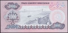 6.Emisyon 3.Tertip 1000 Lira F77 463429 Çilaltı Çil
