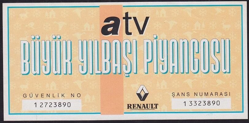 Atv Yılbaşı Piyangosu 1995