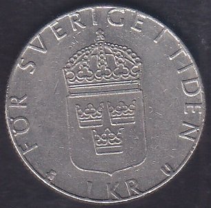 İSVEÇ 1 KRONA 1981