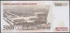 7.Emisyon 5 000 000 Lira J28 502191 Çil