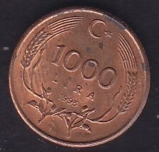1995 Yılı 1000 Lira