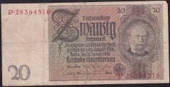Almanya 20 Mark 1929 Çok Temiz