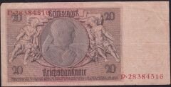 Almanya 20 Mark 1929 Çok Temiz