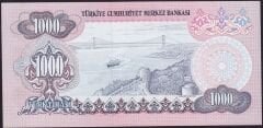 6.Emisyon 3.Tertip 1000 Lira F76 420619 Çilaltı