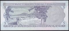 6.Emisyon 2.Tertip 5 Lira K79 0475XX Çil