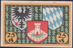 ALMANYA 25 PFENNİNG NOTGELD 1918 ÇİLALTI ÇİL