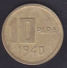1940 Yılı 10 Para Çok Çok Temiz