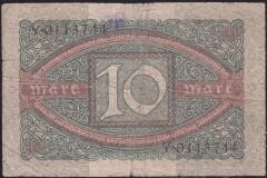 Almanya 10 Mark 1920 Temiz