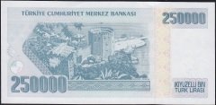 7.Emisyon 3.Tertip 250000 Lira I42 107707 Çilaltı Çil