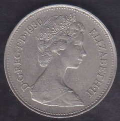İNGİLTERE 5 PENCE 1980
