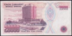 7.Emisyon 1.Tertip 20000 Lira B12 924808 Çok Çok Temiz