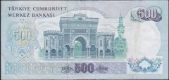 6.EMİSYON 2.TERTİP 500 LİRA M17 367871 ÇÇT