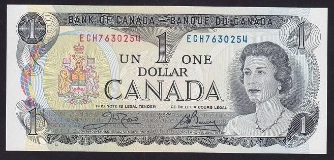 Kanada 1 Dolar 1973 Çil Kraliçe Pick85c