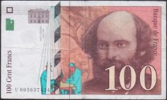 Fransa 100 Frank 1997 Çok Temiz