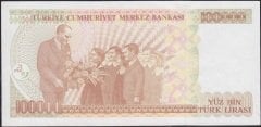 7.Emisyon 3.Tertip 100000 Lira G55 004657 Ççt +