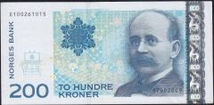 Norveç 200 Kroner 1994 Çok Temiz+