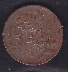 1968 Yılı 5 Kuruş