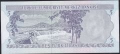 6.Emisyon 2.Tertip 5 Lira K73 165222 Çil