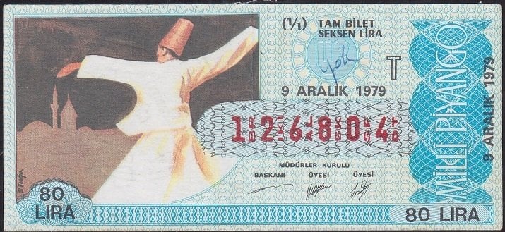 1979 9 Aralık Tam Bilet - T Serisi