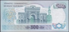 6.EMİSYON 2.TERTİP 500 LİRA M16 437408 ÇİLALTI