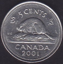Kanada 5 Cent 2001