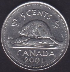 Kanada 5 Cent 2001