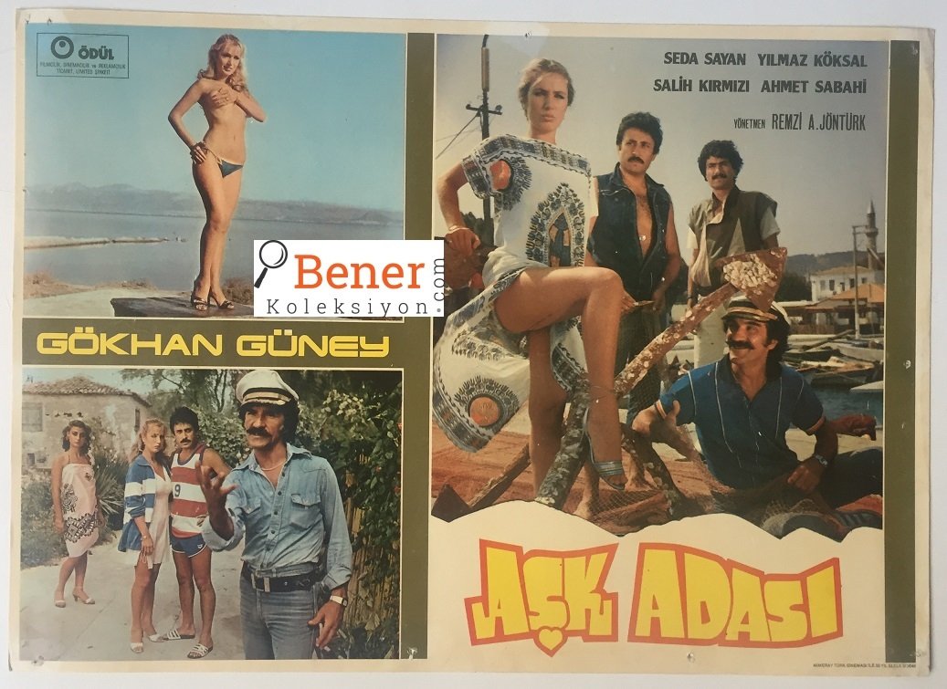 AŞK ADASI - GÖKHAN GÜNEY - SEDA SAYAN - YILMAZ KÖKSAL - LOBİ KARTI - 5