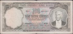 5.Emisyon 3.Tertip 100 Lira P05 089997 Çok Temiz