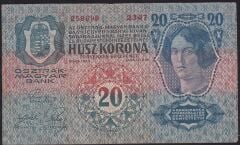 Avusturya Macaristan 20 Korona 1913 Çok Temiz