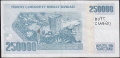 7.Emisyon 3.Tertip 250000 Lira G41 731567 Çilaltı Çil