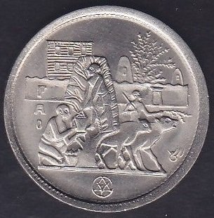 MISIR 5 PİASTER 1977 FAO ÇİL