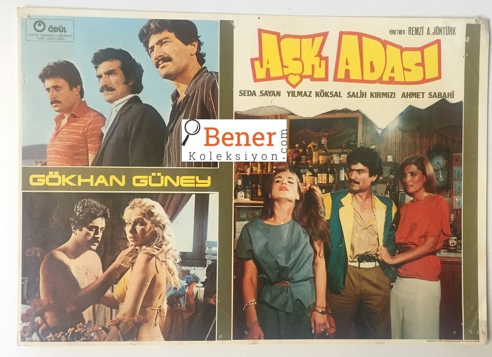 AŞK ADASI - GÖKHAN GÜNEY - SEDA SAYAN - YILMAZ KÖKSAL - LOBİ KARTI - 6