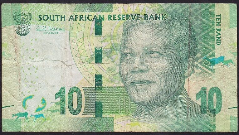 Güney Afrika 10 Rand 2012 Çok Temiz