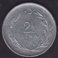 1978 Yılı 2.5 Lira Düz