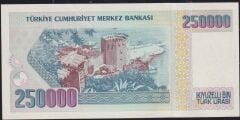 7.Emisyon 1.Tertip 250000 Lira C57 918866 Çilaltı Çil