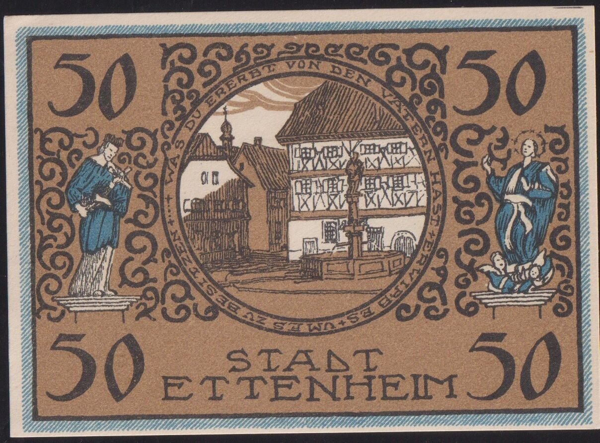Almanya 50 Pfennig Notgeld 1922 Çil
