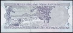 6.Emisyon 2.Tertip 5 Lira K70 230133 Çil