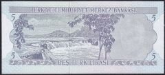 6.Emisyon 2.Tertip 5 Lira K70 230133 Çil