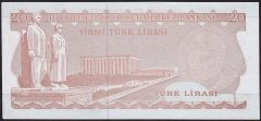 6.Emisyon 3.Tertip 20 Lira H25 940703 Çilaltı Çil