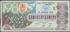 1979 31 Aralık Çeyrek Bilet - B Serisi
