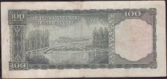 5.Emisyon 5.Tertip 100 Lira A84 094713 Çok Temiz