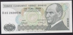 7.EMİSYON 1.TERTİP 10 LİRA B35 269978 ÇİLALTI