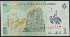 Romanya 1 Leu 2005 Çok Temiz+ Polimer