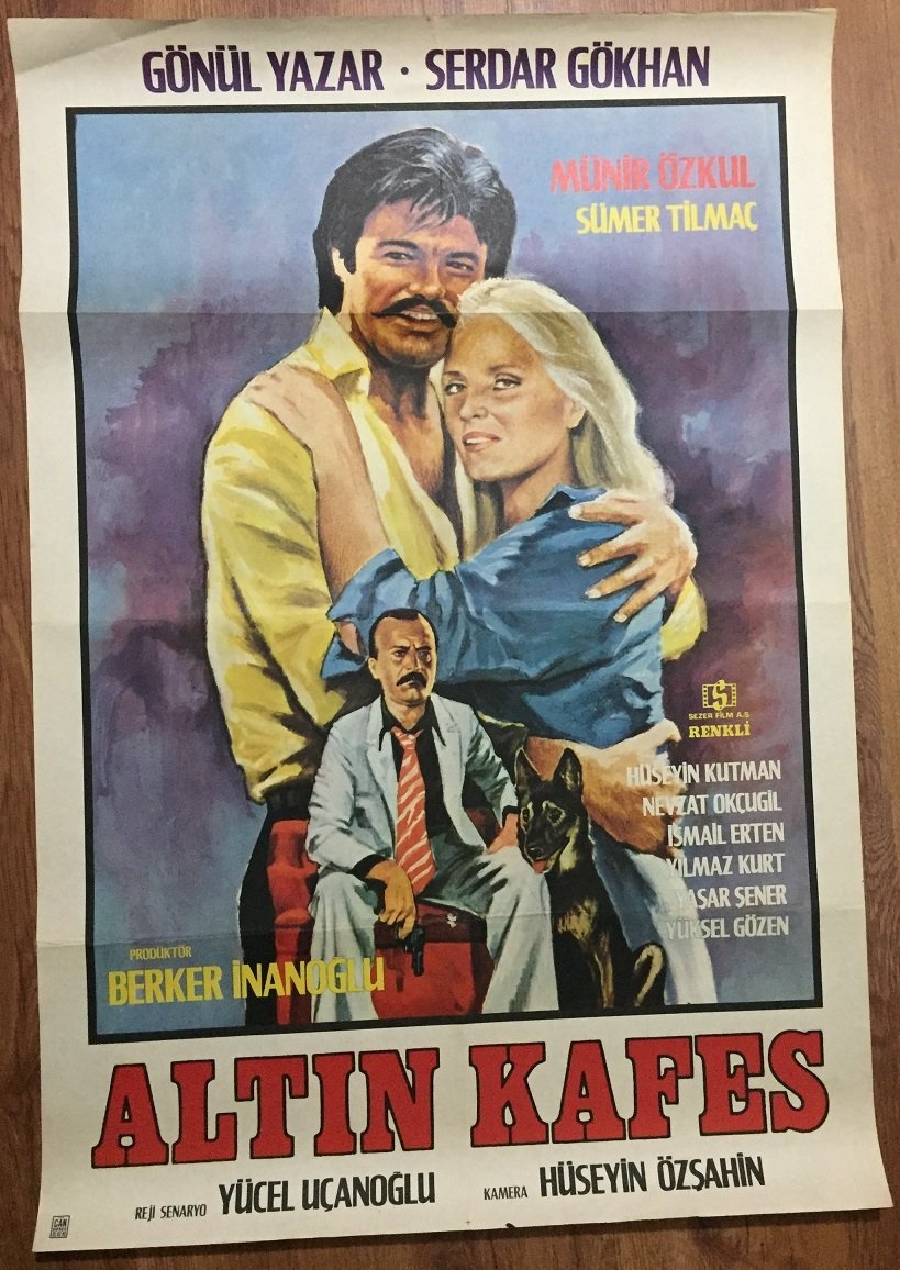 GÖNÜL YAZAR - SERDAR GÖKHAN - ALTIN KAFES - FİLM AFİŞİ