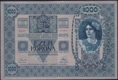 Avusturya Macaristan 1000 Korona 1902 Çok Temiz+ ( Ezer )