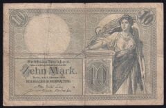 Almanya 10 Mark 1906 Çok Temiz