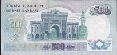 6.Emisyon 2.Tertip 500 Lira L89 369116 Ççt Çilaltı
