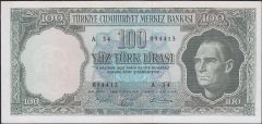 5.Emisyon 5.Tertip 100 Lira A34 094413 Çilaltı ( Açıklamayı Okuyunuz)