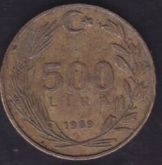 1989 Yılı 500 Lira