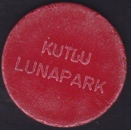 Kutlu Lunapark Jetonu Kırmızı